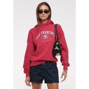Abercrombie & Fitch Red San Francisco Hoodie